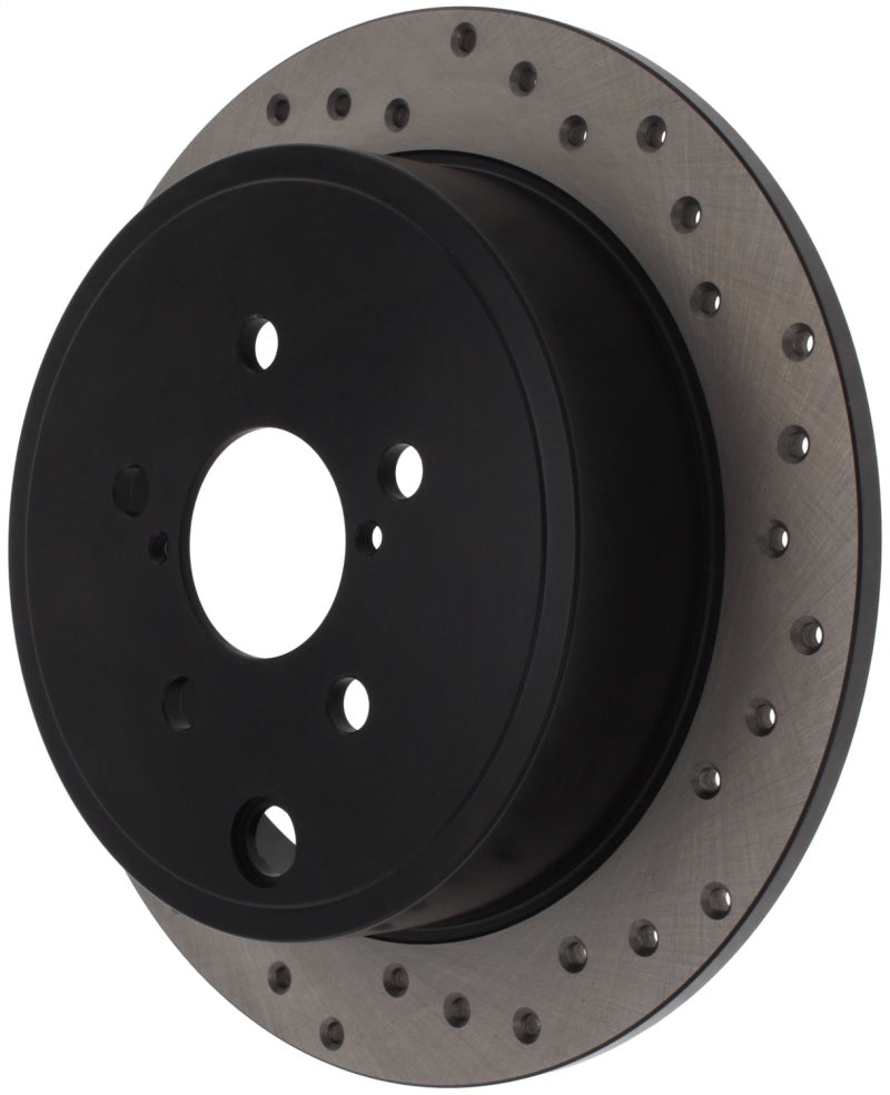 Rotor trasero izquierdo perforado StopTech WRX 08-10