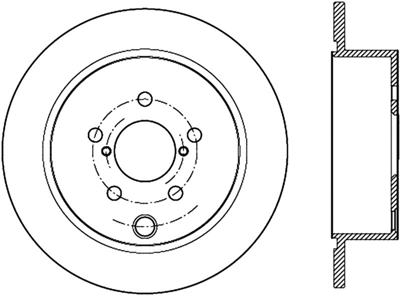 Rotor de freno deportivo ranurado StopTech