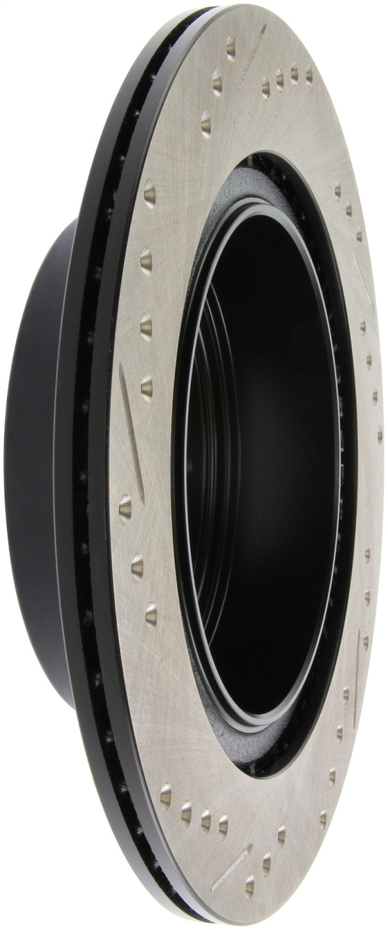 Rotor trasero izquierdo ranurado y perforado SportStop StopTech 06-07 350Z / 05-07 G35 / 06-07 G35X