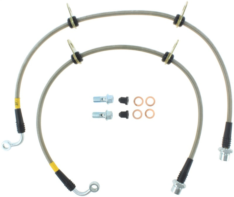 Kit de latiguillos de freno de acero inoxidable StopTech (delanteros)