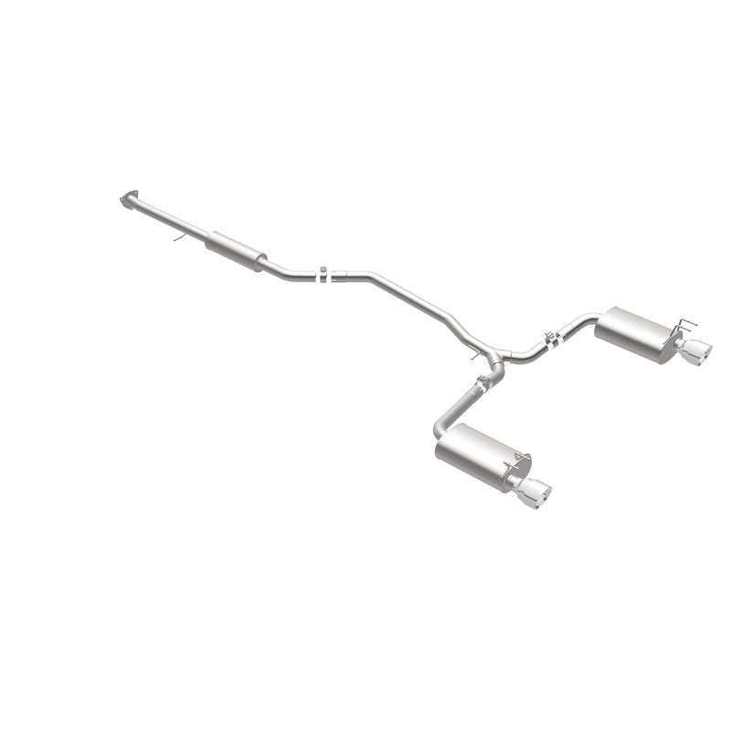 Sistema MagnaFlow C/B 2015 Honda Accord 3.5L V6 2.5in SS Doble división Trasera Pulida Punta 4.5