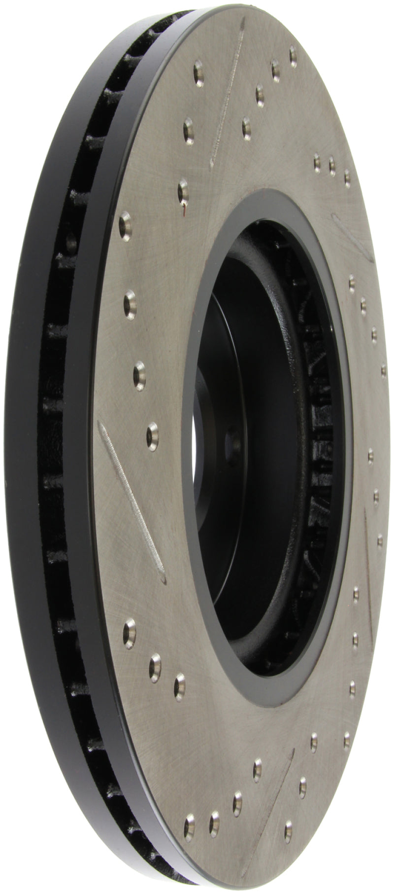 Rotor delantero izquierdo ranurado y perforado StopTech 06-07 350Z / 05-07 G35 exp Sport/ 06-07 G35X SportStop