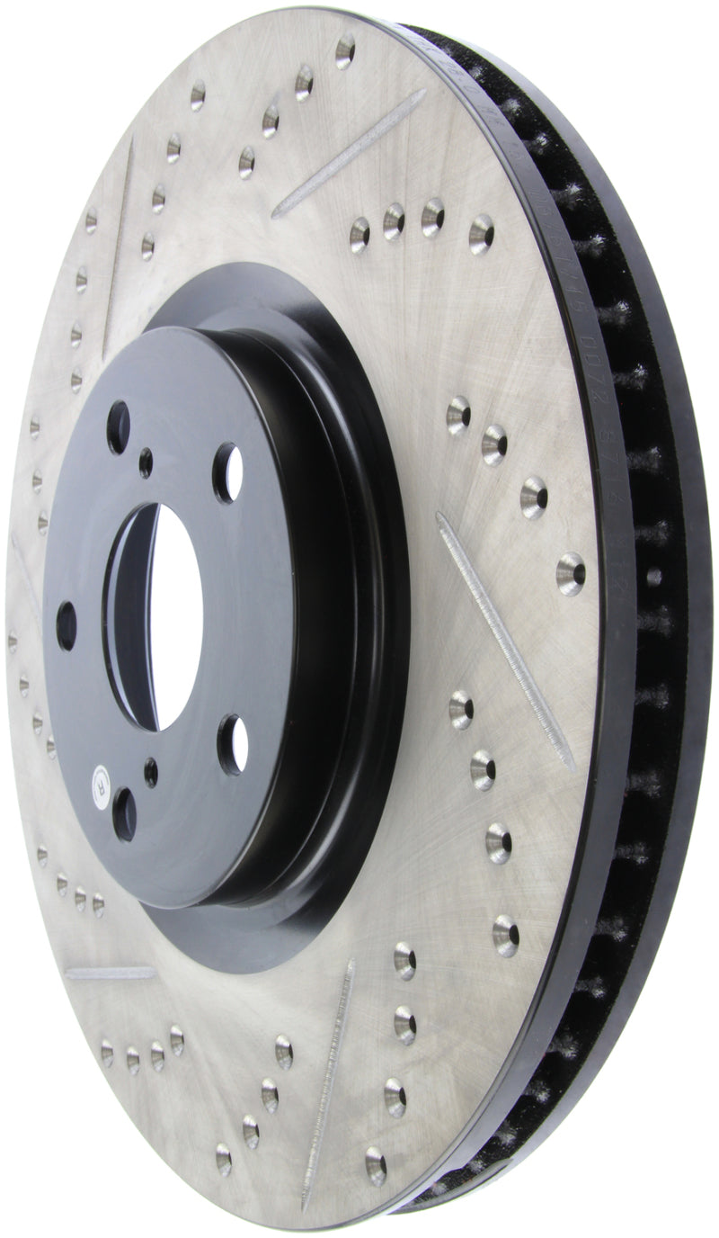 Rotor ranurado y perforado delantero derecho StopTech 5/93-98 Toyota Supra Turbo