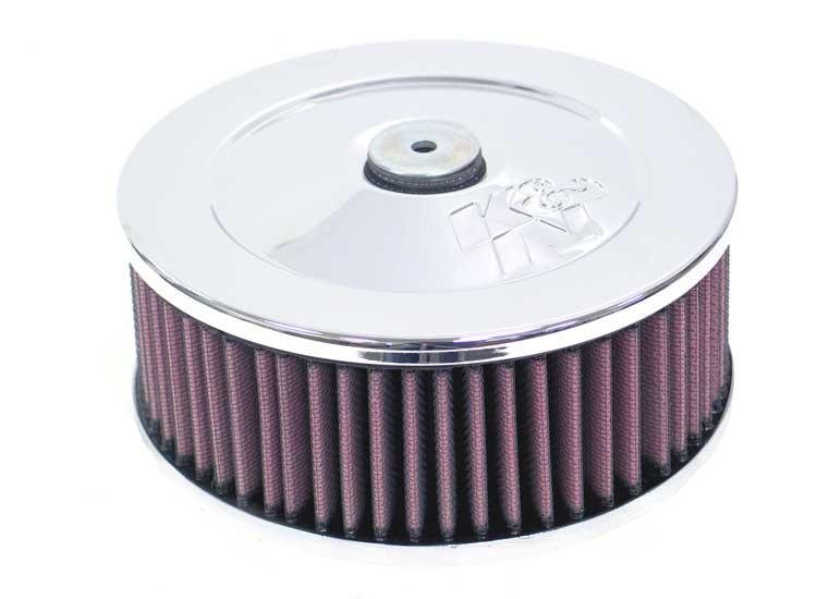 K&N Custom Round Filter 5 - 1/8in FLG / 11in Dia / 4 - 3/4in H w/VENT - BattleBorn SpeedShop