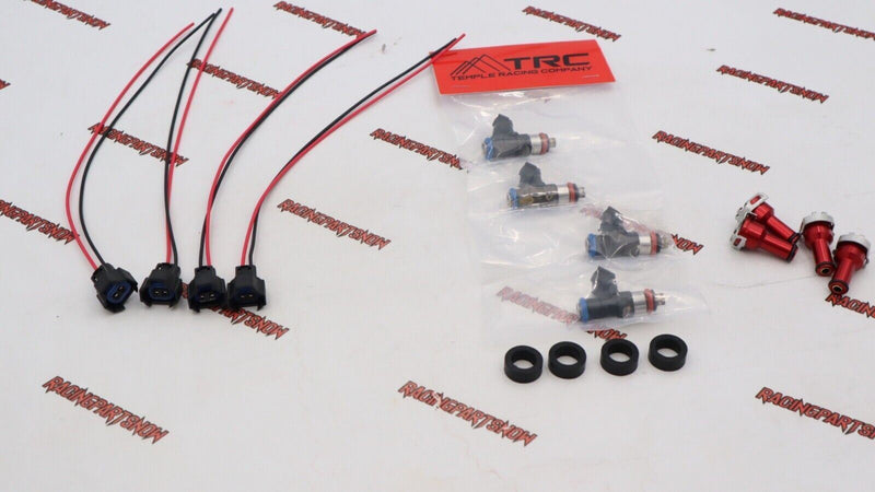 TRC TURBO E85 1000cc FUEL INJECTORS KIT (4) FOR D16 B16 B20 H22 HONDA F22