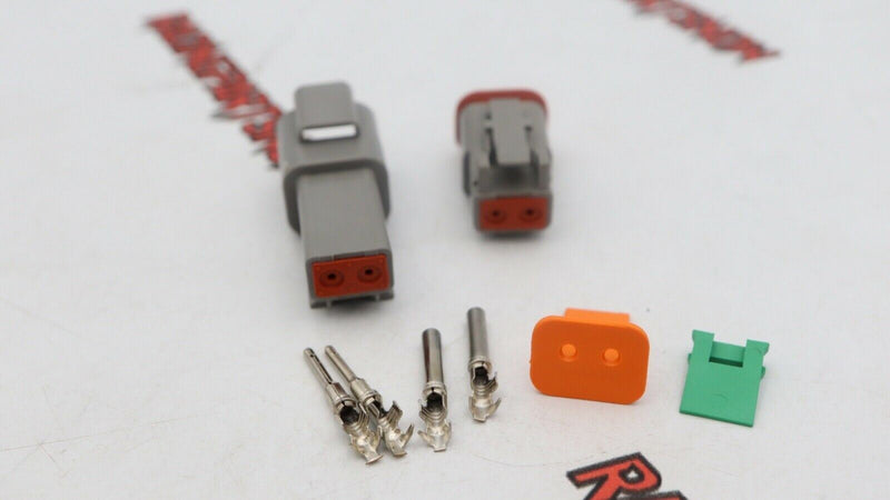 Conector eléctrico impermeable Deutsch DT04-2P DT06-2S de 2 pines