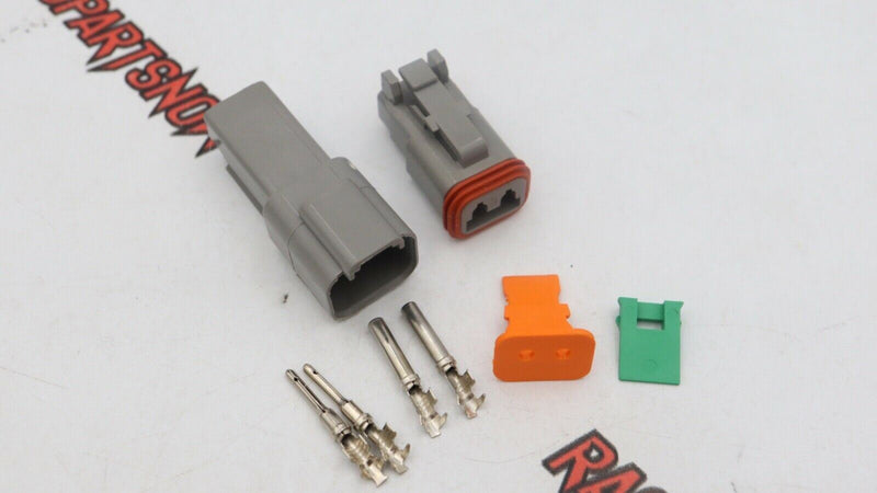 Conector eléctrico impermeable Deutsch DT04-2P DT06-2S de 2 pines