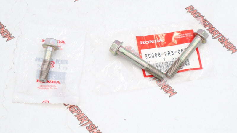 OEM HONDA B-SERIES LH MOUNT BRACKET TO BLOCK BOLTS 90009-PR3-000 90008-PR3-000