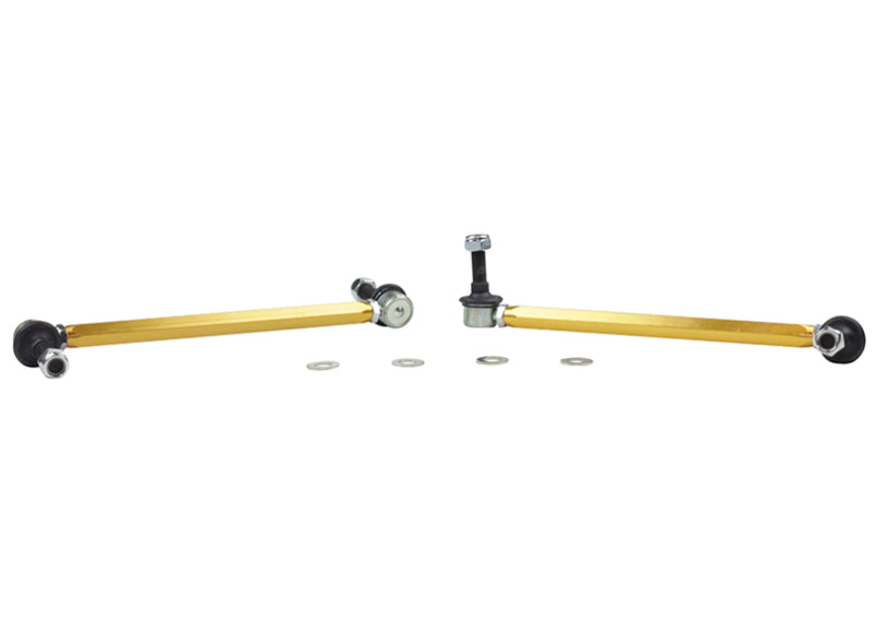 Barra estabilizadora delantera Whiteline 05-10 Chevy Cobalt/6/09+ Cruze/06-11 HHR - Conjunto de enlace con bola de acero ajustable H/D