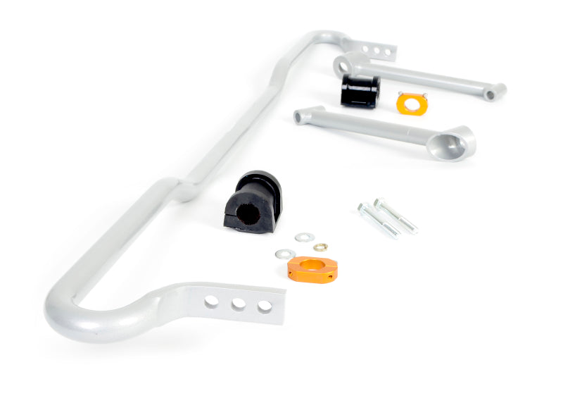 Whiteline 08+ Subaru WRX Hatch / 08-09 Subaru STi Barra estabilizadora trasera de 22 mm, X, resistente, ajustable en hoja (i
