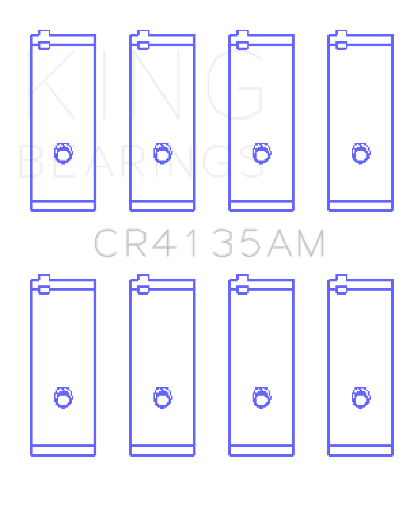 Juego de cojinetes de biela King Engine Bearings para Toyota 5SFE L4 DOHC de 16 válvulas (85-01) - Tamaño estándar