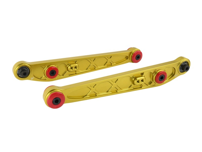Juego de brazos de control inferiores traseros Skunk2 Honda/Acura EK Alpha Series - Dorado