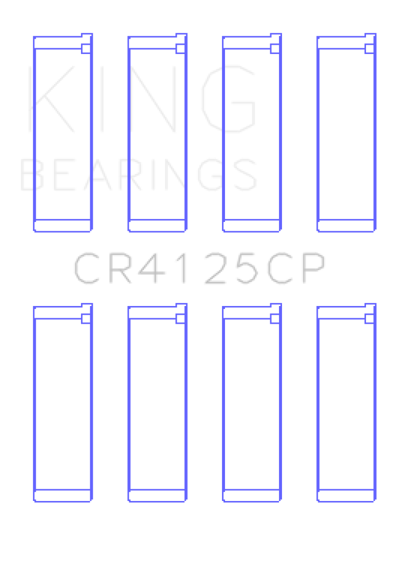 Cojinetes de biela de alto rendimiento King Engine Bearings Subaru EJ20/EJ22/EJ25 (incluye turbo) (juego de 4)