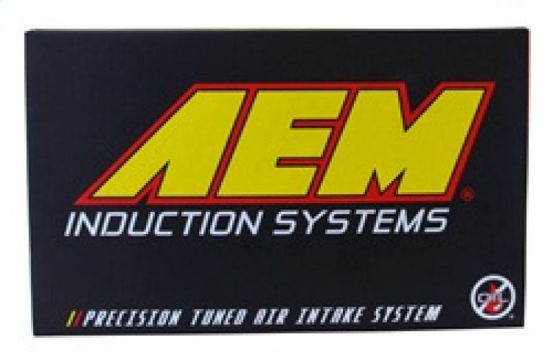Toma de aire frío arrugada roja AEM WRX/STi 08-11