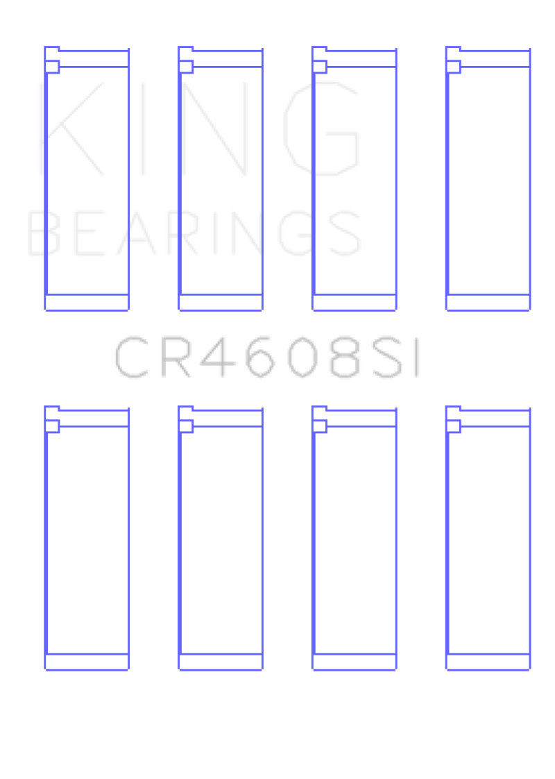 Juego de cojinetes de biela King Engine Bearings Toyota 2ZZ-GE (juego de 4) - Tamaño estándar