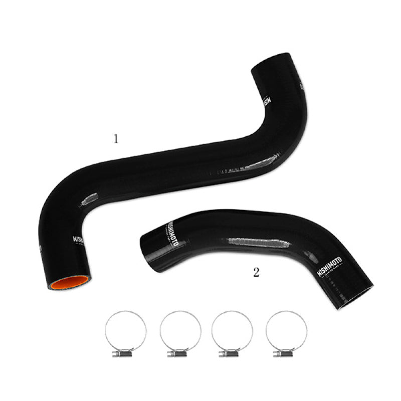 Kit de mangueras de silicona negras Mishimoto 01-07 Subaru WRX / WRX STI