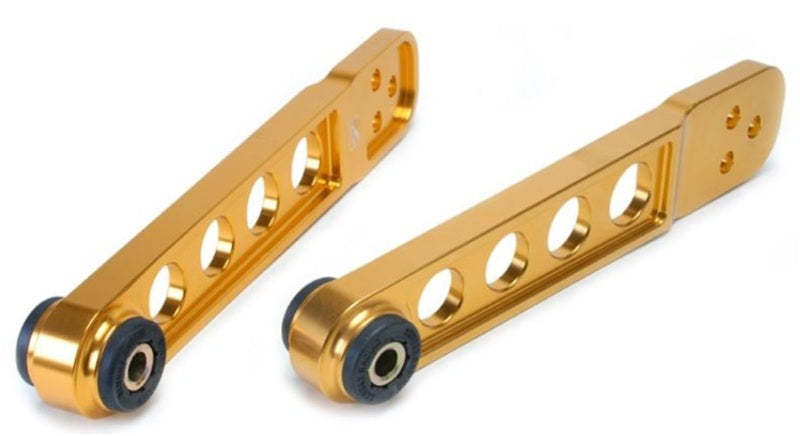 Brazo de control inferior trasero anodizado en oro Skunk2 02-06 Honda Element/02-06 Acura RSX (incluye herramienta de dado)