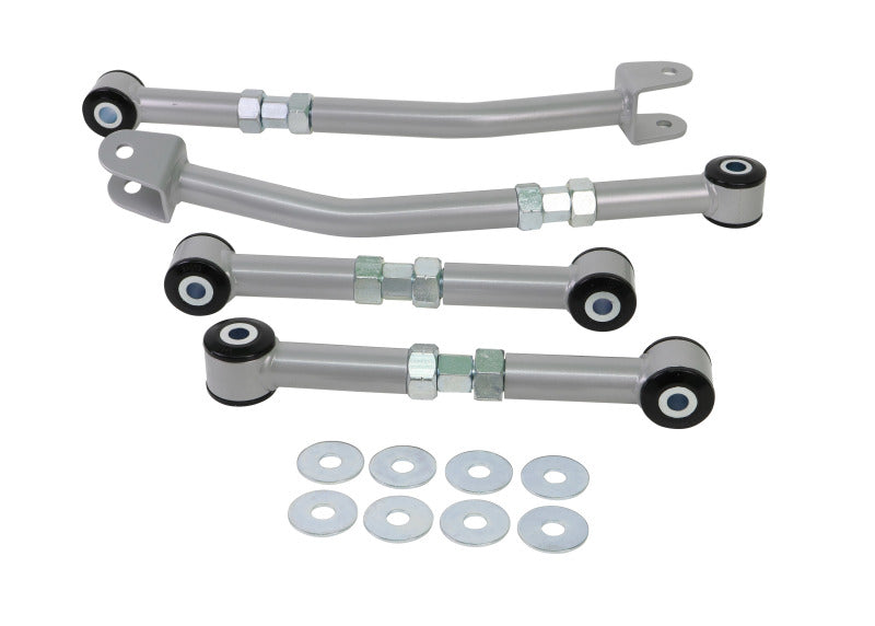 Brazo de control inferior trasero Whiteline 98-08 Subaru Legacy Liberty: ajuste de convergencia/comba