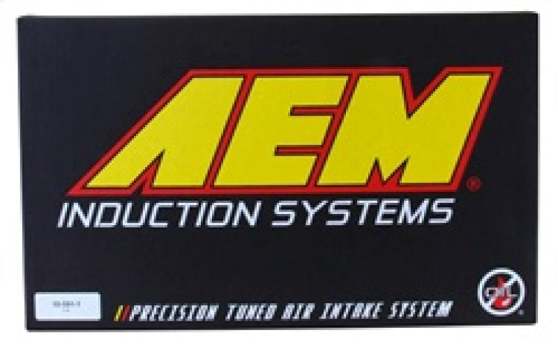 Toma de aire frío arrugada roja AEM WRX/STi 08-11