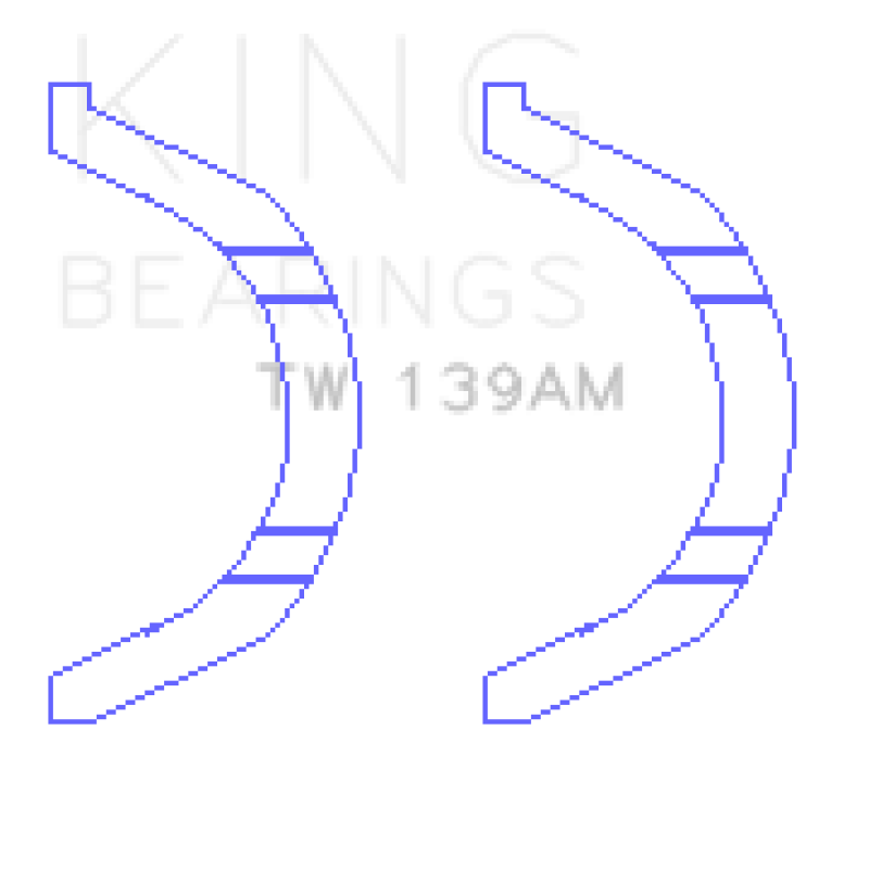 Juego de arandelas de empuje para cojinetes de motor King Nissan SR18/SR20