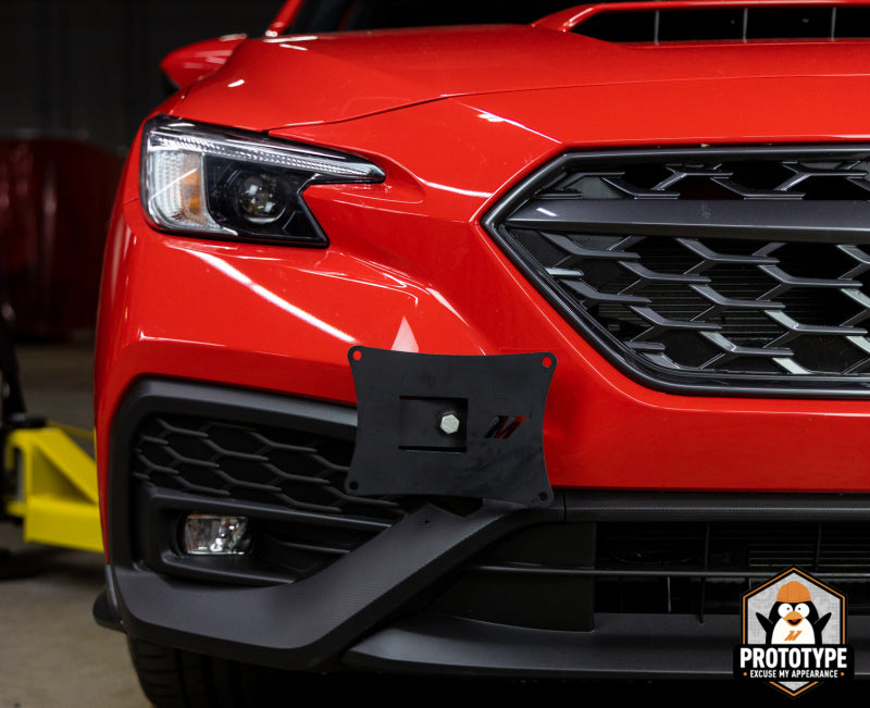 Kit de reubicación de matrícula Mishimoto para Subaru WRX 2022+